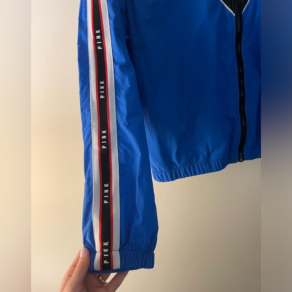 PINK Victoria’s Secret Zip Up Embellished Track Jacket - Picture 6 of 8